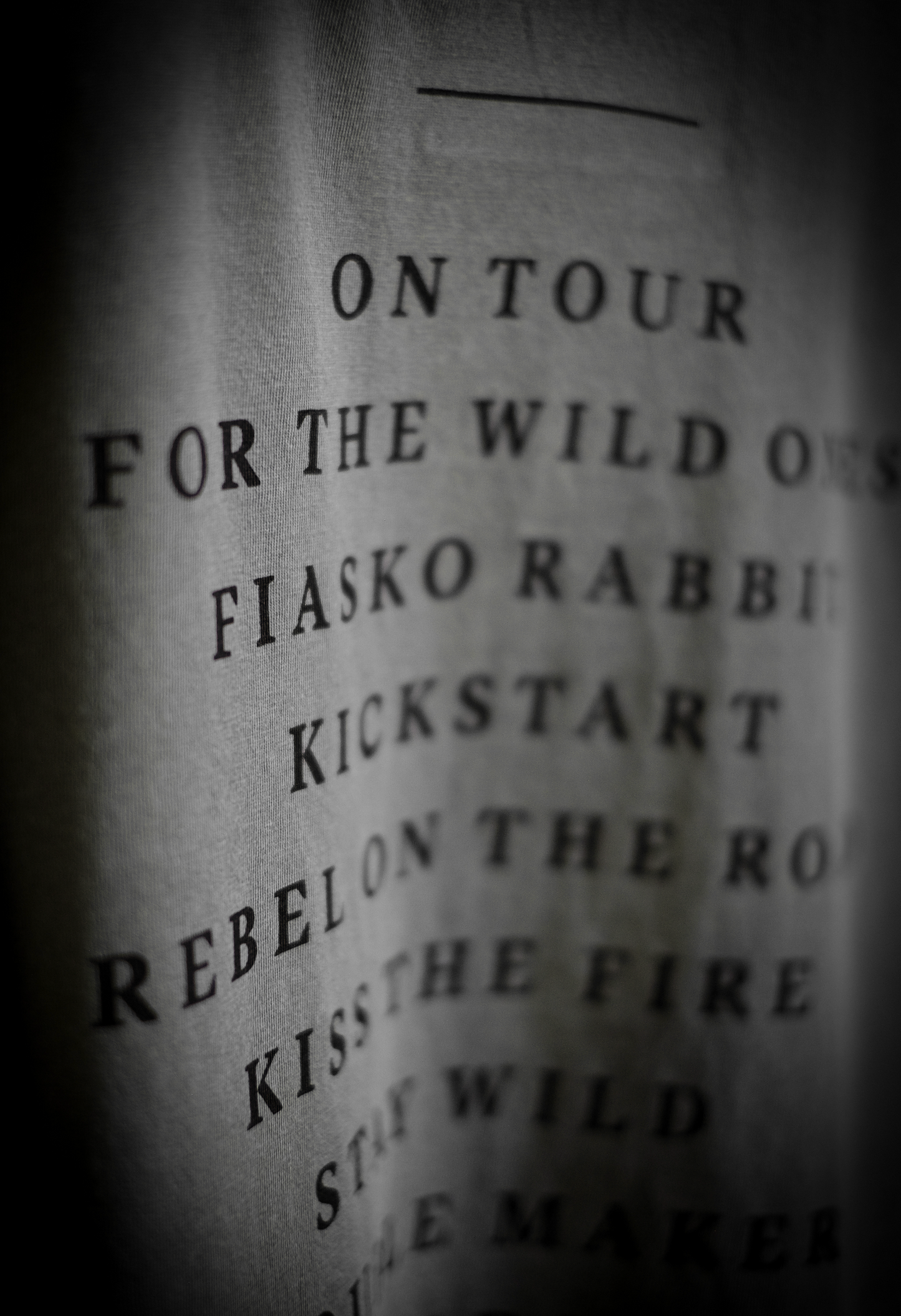 Backstage – Tour / Dust