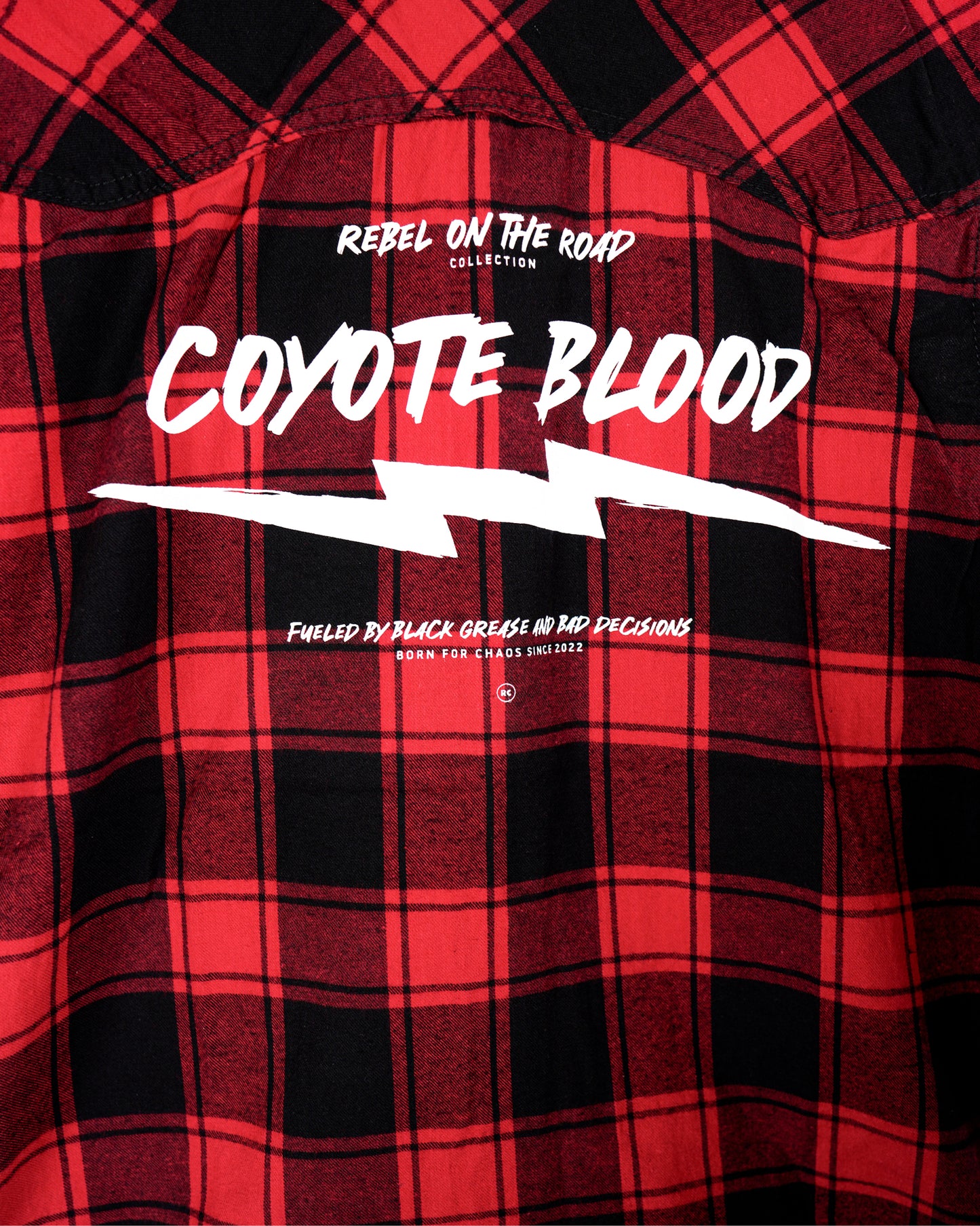 * Rebel on the Road – Coyote Blood –  Check Shirt